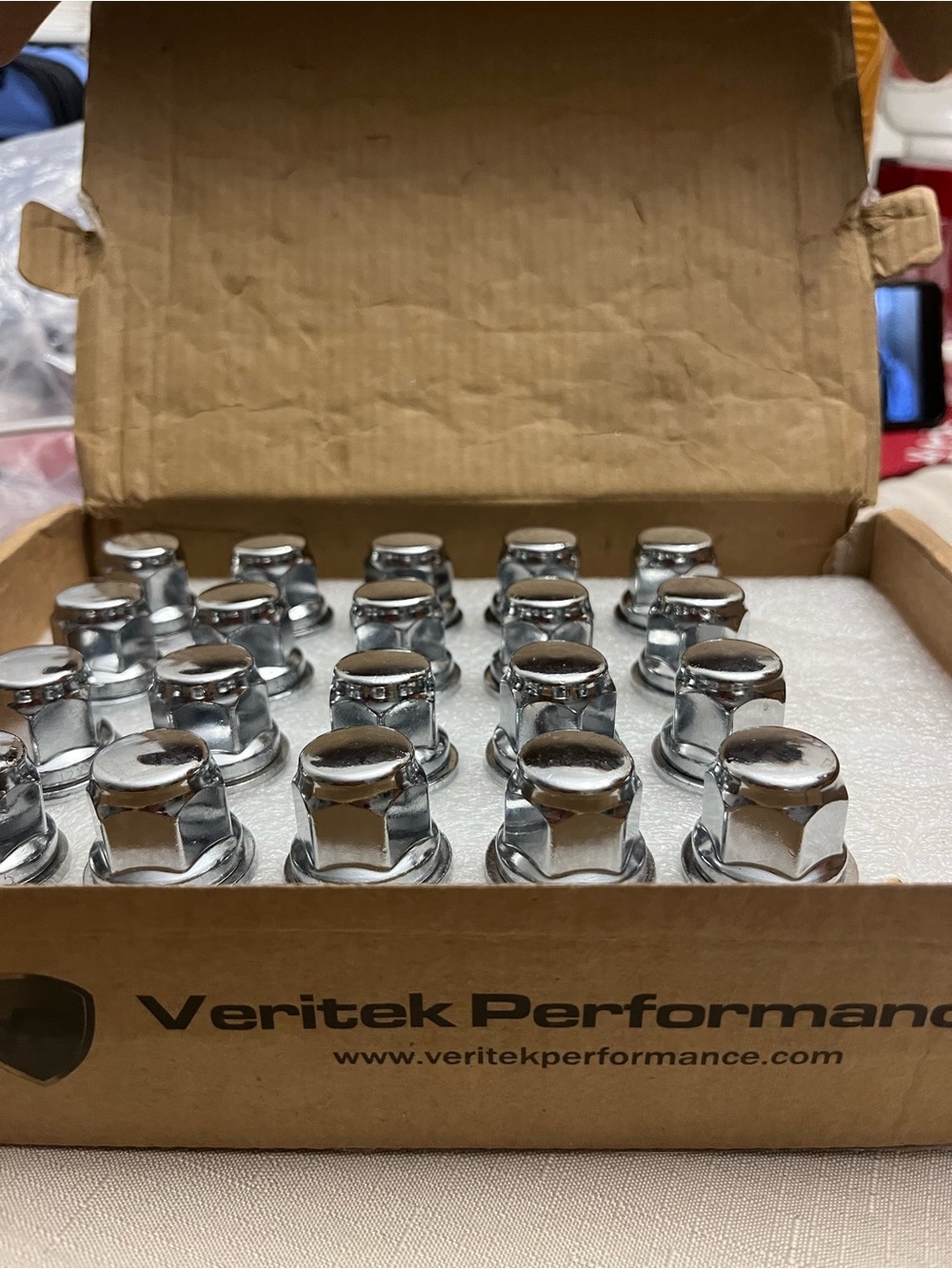 Chrome Wheel Lug Nut Set - Silver